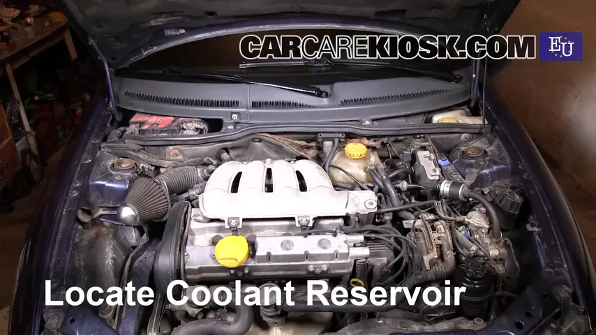 1999 Opel Tigra 1.4i 1.4L 4 Cyl. Coolant (Antifreeze) Fix Leaks